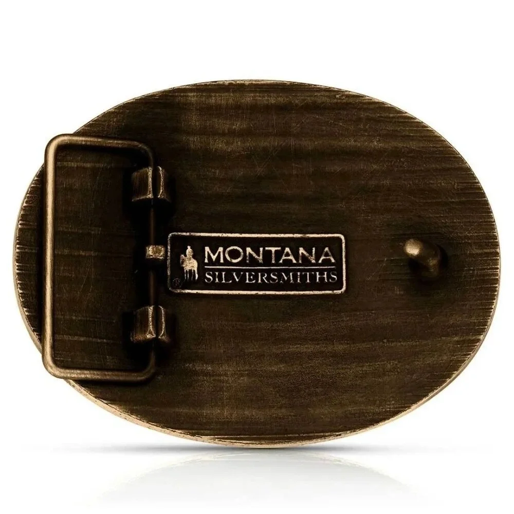 Montana Silversmiths Liberty or Death 2A Don't Tread On Me Belt Buckle New NIB